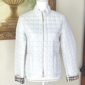 Burberry Womens White Jacket Size 6